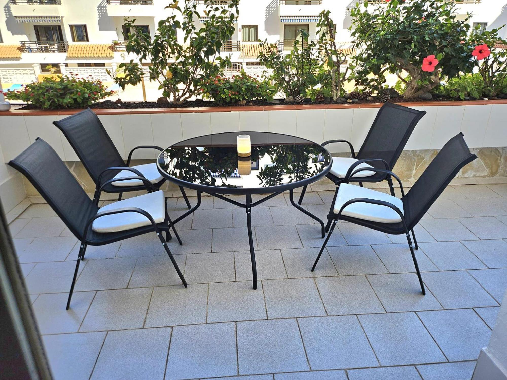 Аппартаметы Seguro De Sol Playa De La Arena Puerto de Santiago  Eksteriør bilde