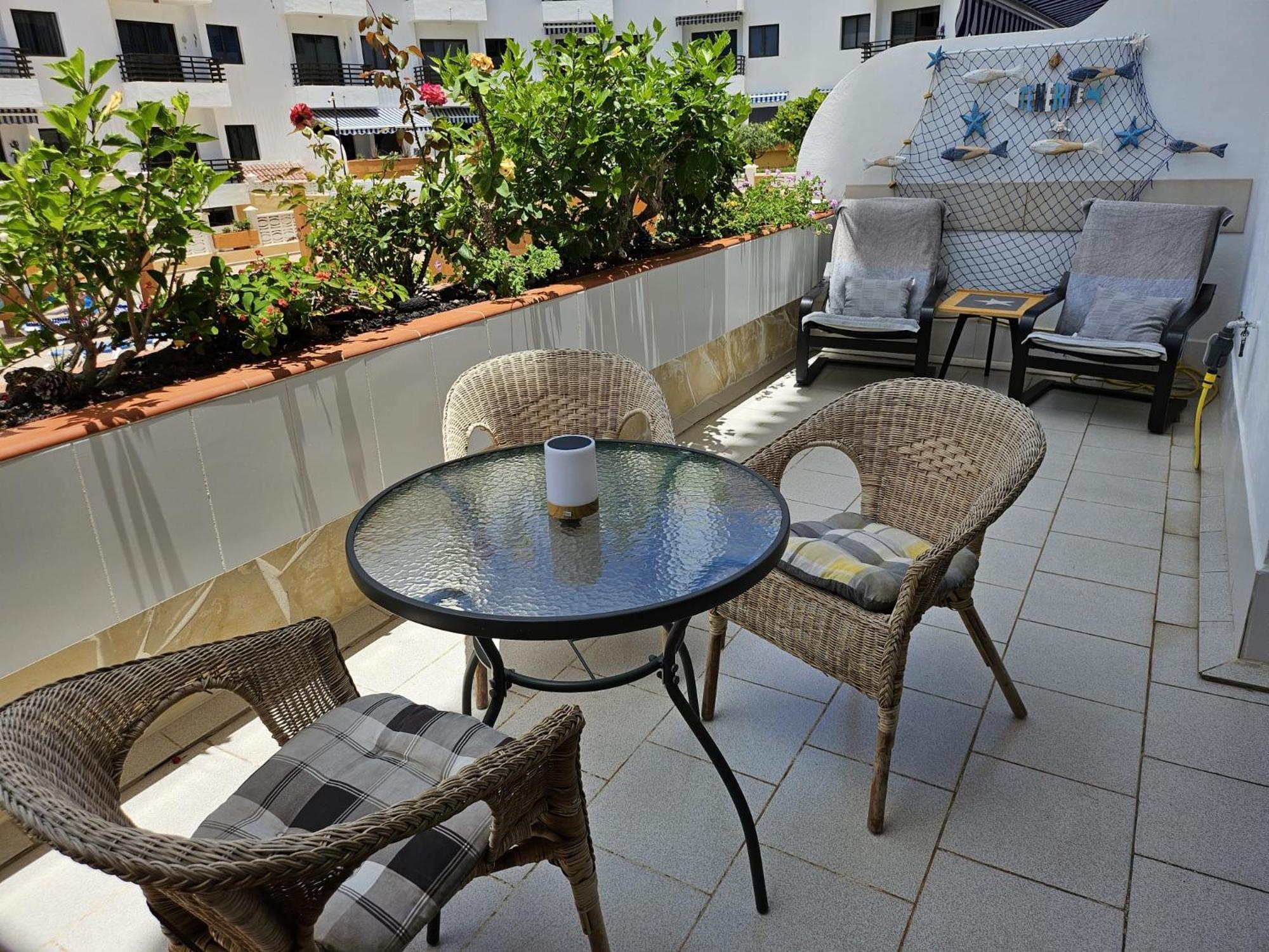 Аппартаметы Seguro De Sol Playa De La Arena Puerto de Santiago  Eksteriør bilde