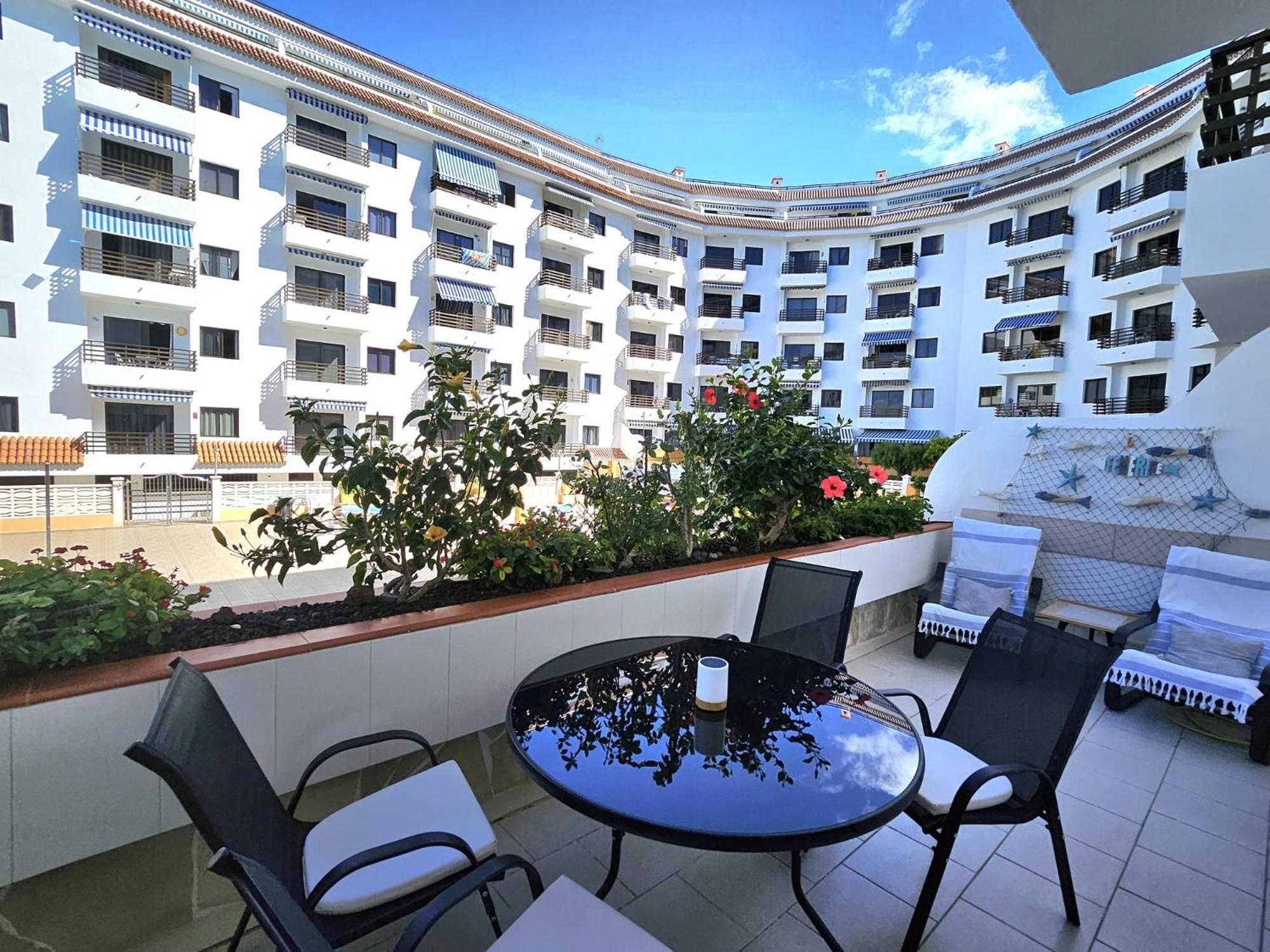 Аппартаметы Seguro De Sol Playa De La Arena Puerto de Santiago  Eksteriør bilde